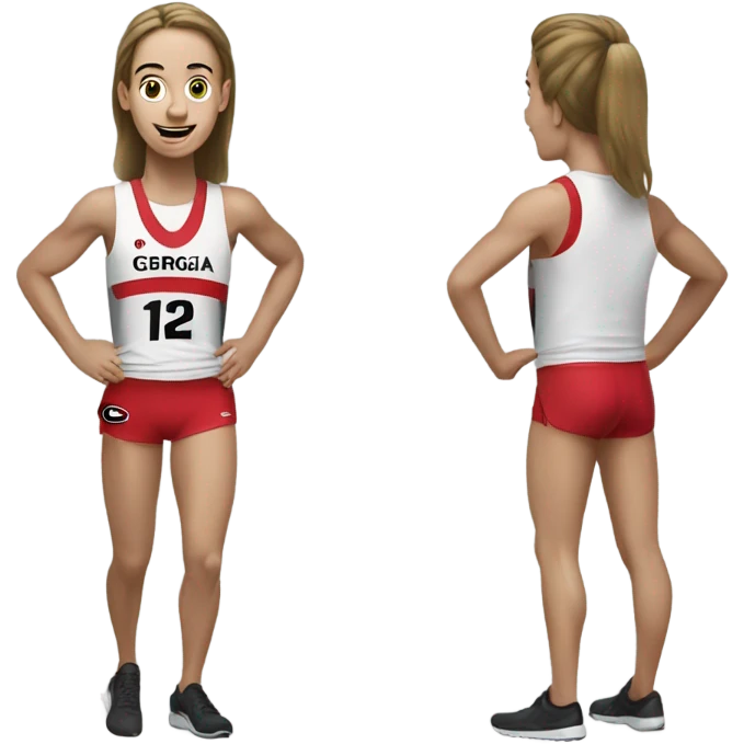 University of Georgia runner emoji