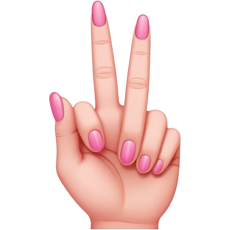 pink middle finger emoji