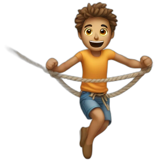 Rope Jumping man emoji