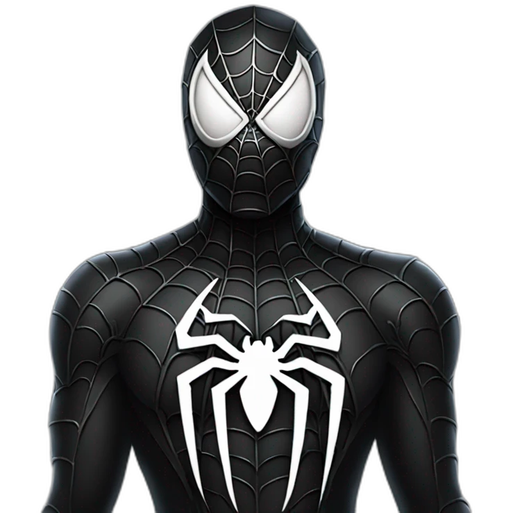 gothic spiderman emoji
