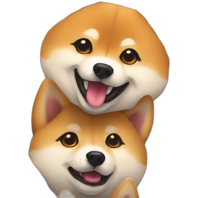 shiba party emoji