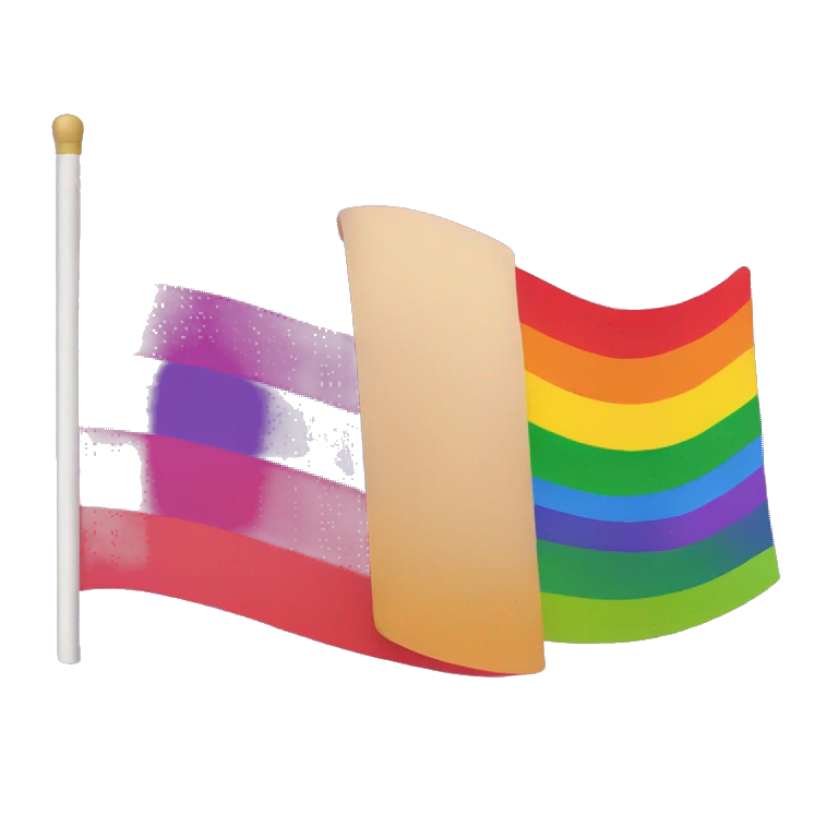 lesbian pride flag emoji