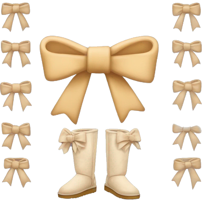 ugg bows  emoji