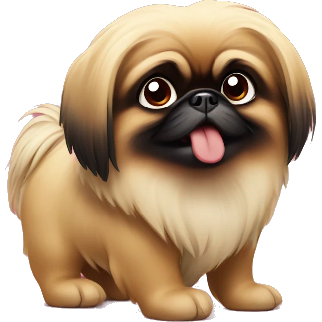 Pekingese with Mickey Mouse  emoji