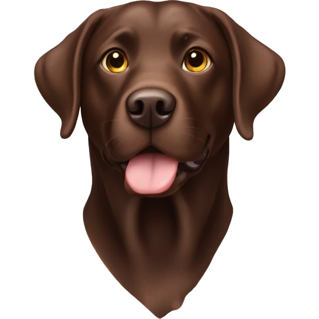Chocolate lab  emoji