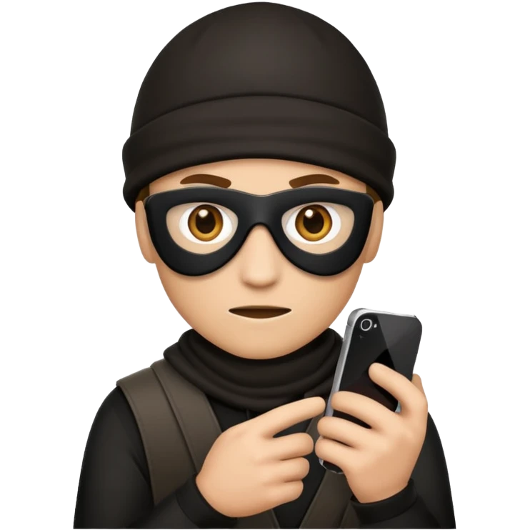 Robber iPhone emoji emoji