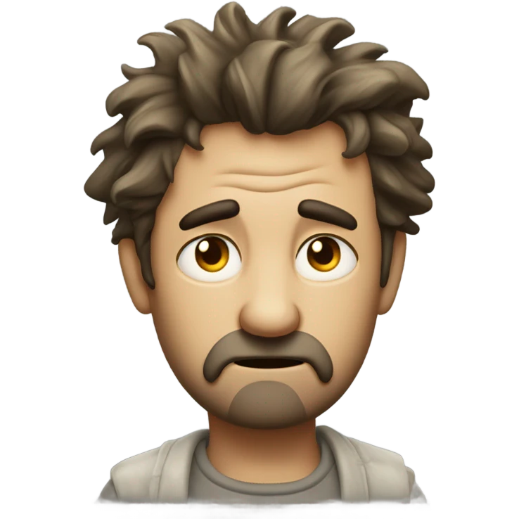 Downtrodden man emoji