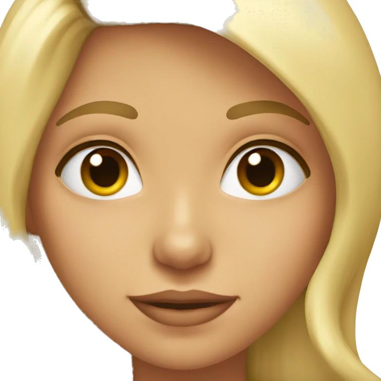 Una chica  emoji