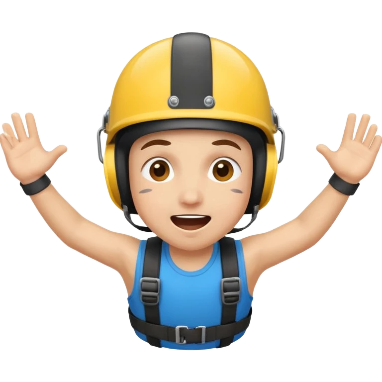 extreme sports lover face bungee jumping face emoji