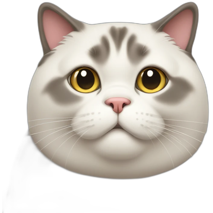 chonky obese cat emoji