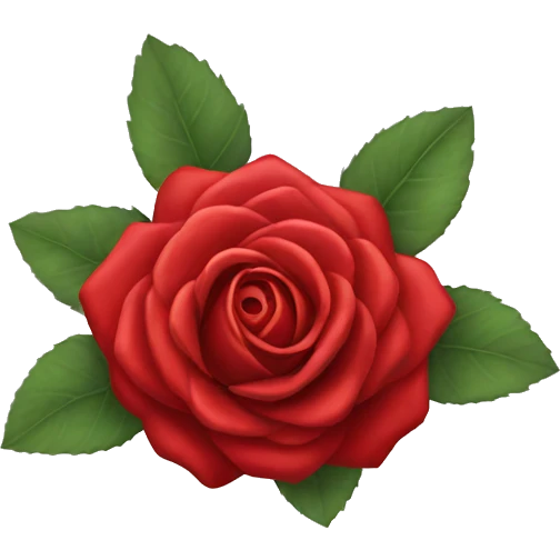red rose emoji