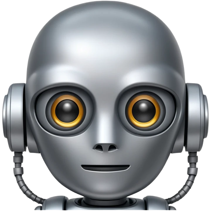 Ai robot grey emoji