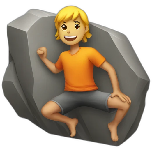 bouldering emoji