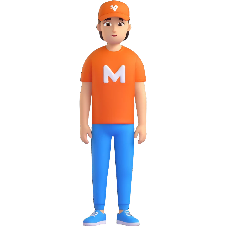 blue tee shirt with a small white logo on chest emoji