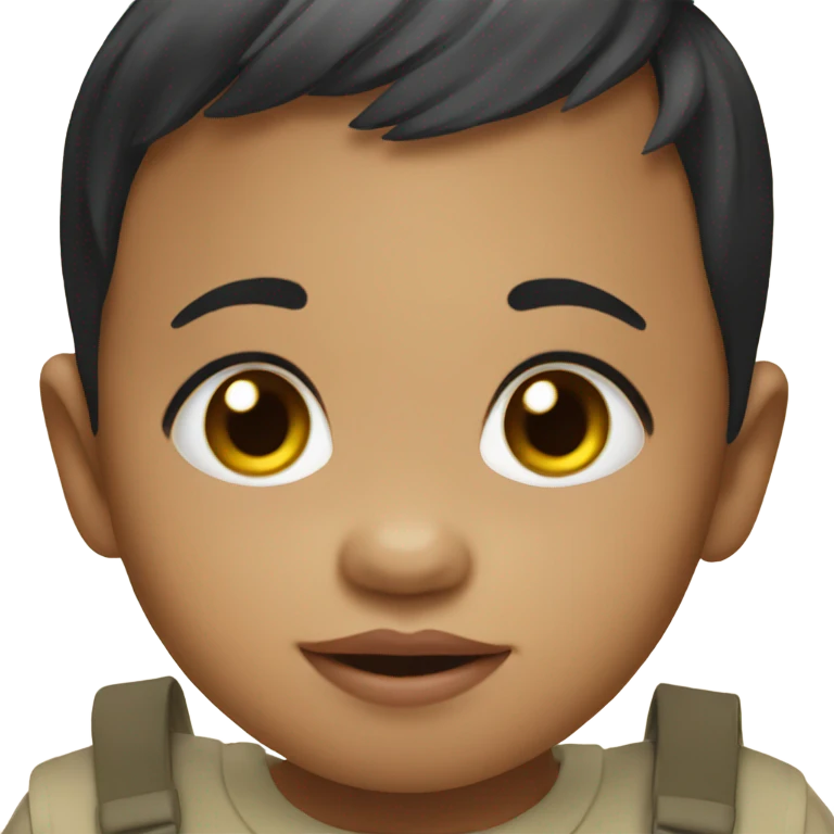  a Cambodian toddler  emoji