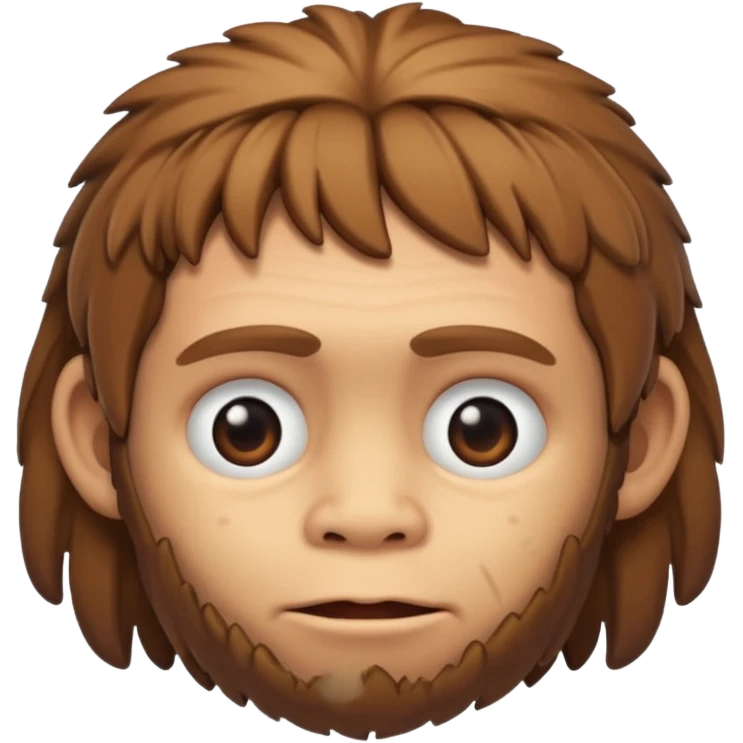 Neanderthal kid emoji style emoji