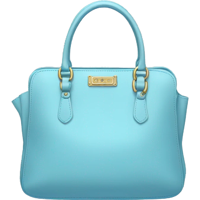 Light blue purse  emoji