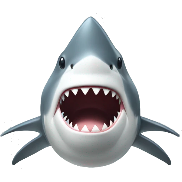 Shark with a top  emoji