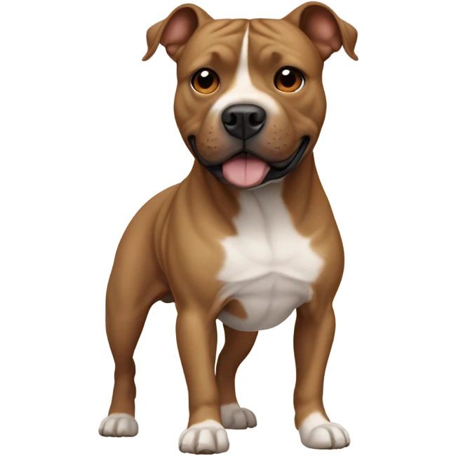Light Brown Staffordshire bull terrier emoji