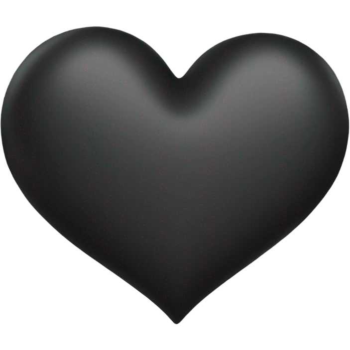 Black heart emoji
