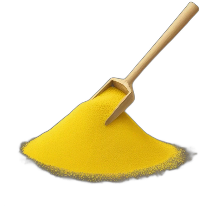 Yellow powder emoji