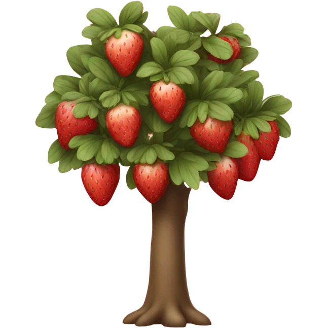 Strawberry tree emoji