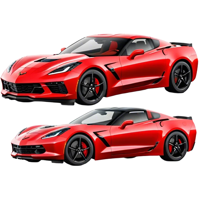 Chevrolet Corvette - Chevrolet (Model Year: 2022) (Iconic colour: Red) emoji
