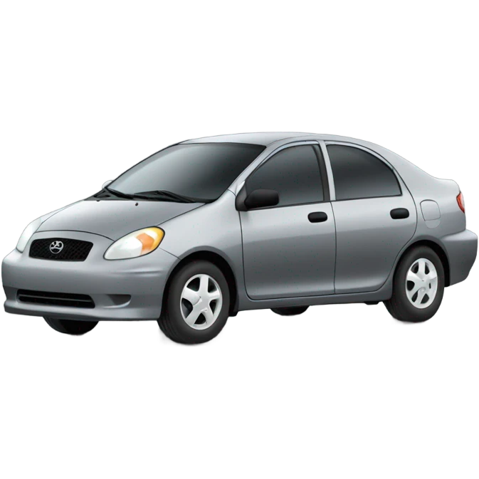 2005 Toyota Echo 4 Door Grey Sedan emoji