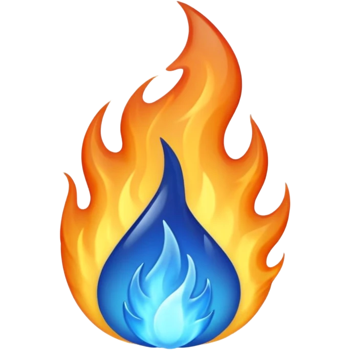 Blue Flame emoji