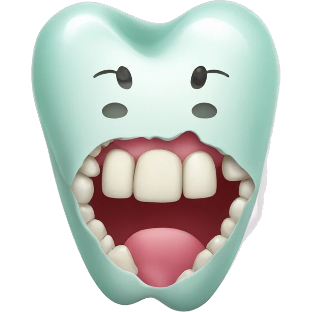 cavity on tooth emoji
