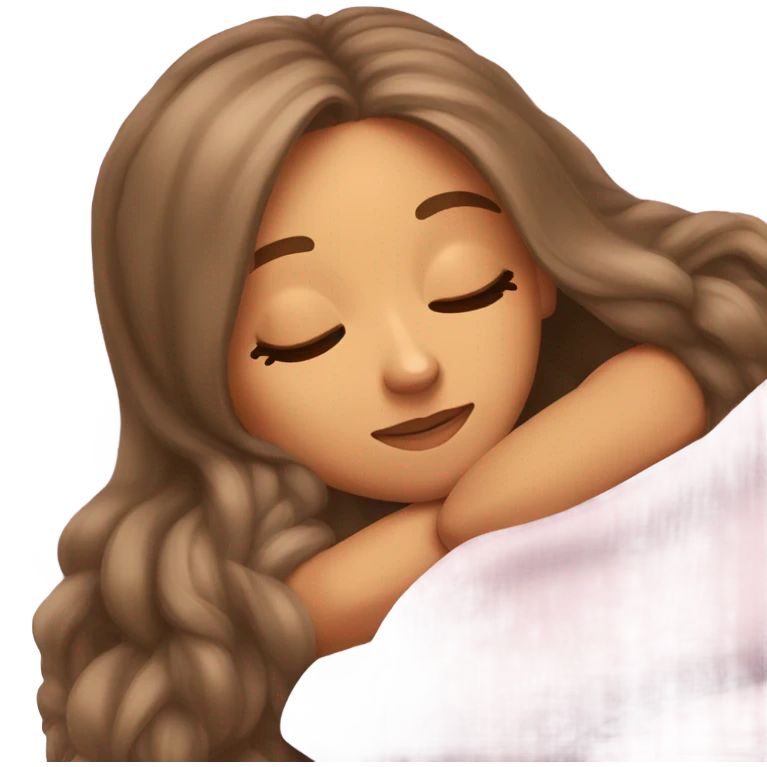 Ariana Grande sleeping emoji