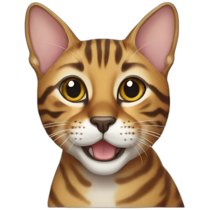 Bengal cat emoji
