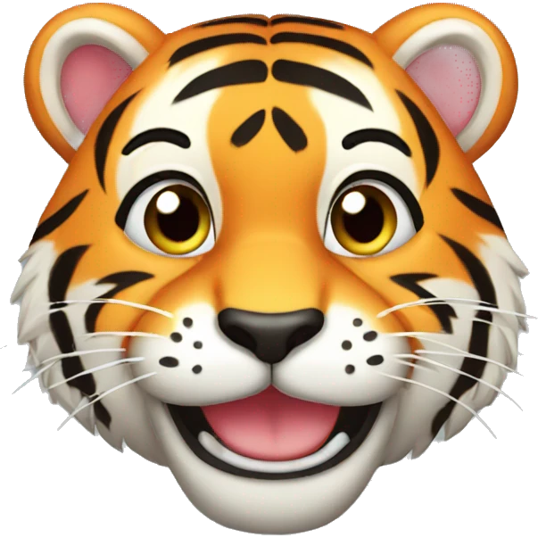 cute tiger emoji