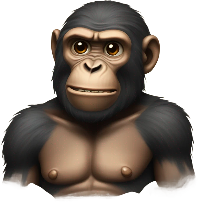 Ape Beating Chest  emoji