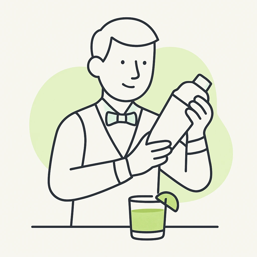 bartender mixing drinks emoji