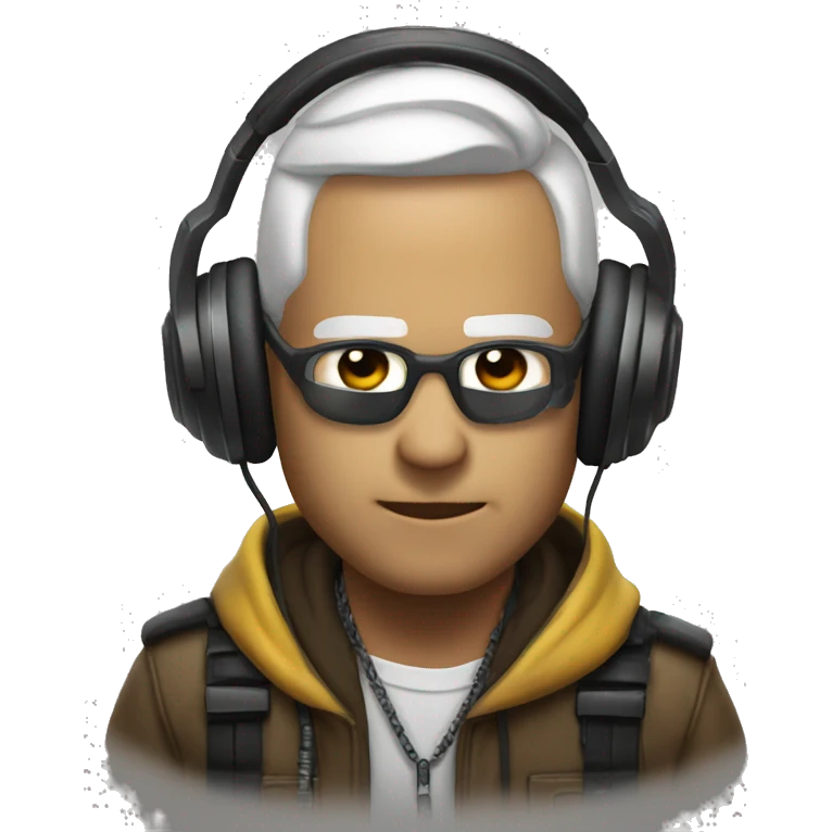 Escorpión mortal kom  with headphone emoji