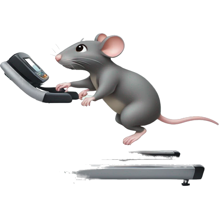 rat running on a treadmil emoji