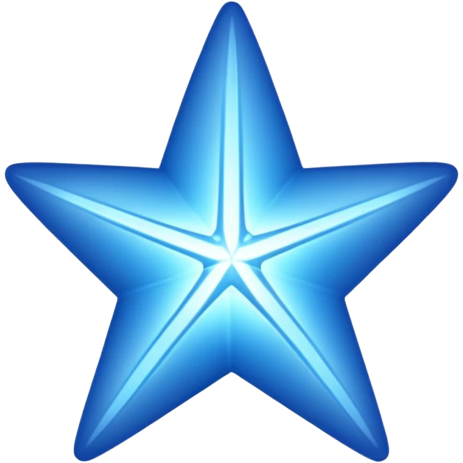 Blue star emoji
