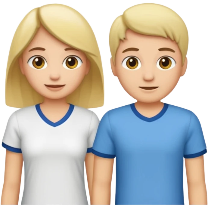 Crie o emoji de duas camisas sociais juntas  emoji