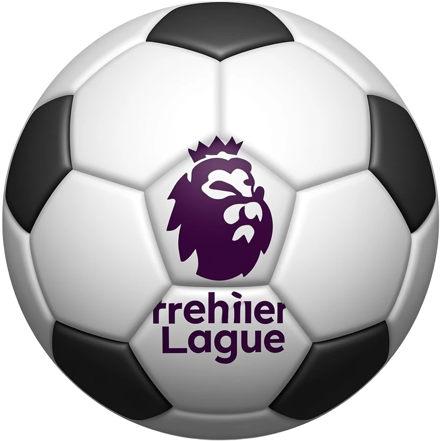 an emoji of the 2026 premier league soccer ball emoji