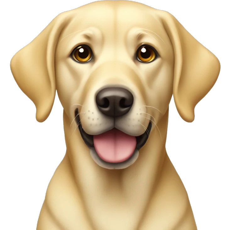 Yellow lab emoji