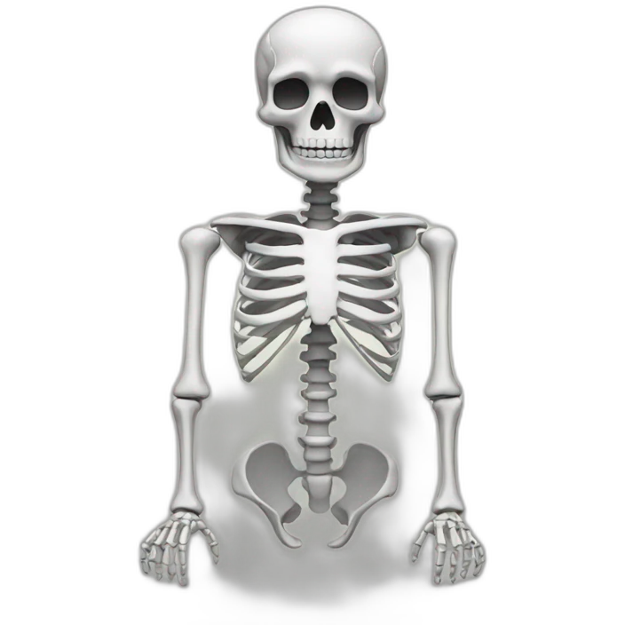 skeleton. emoji