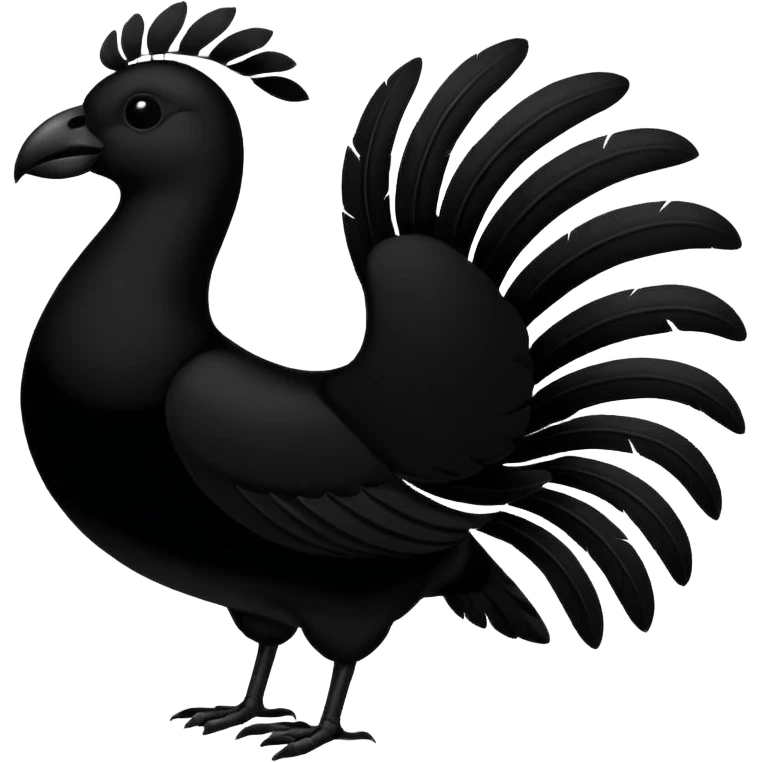 Sankofa bird of africa. emoji