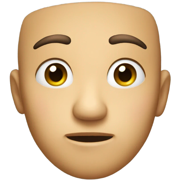 Raising eyebrow emoji