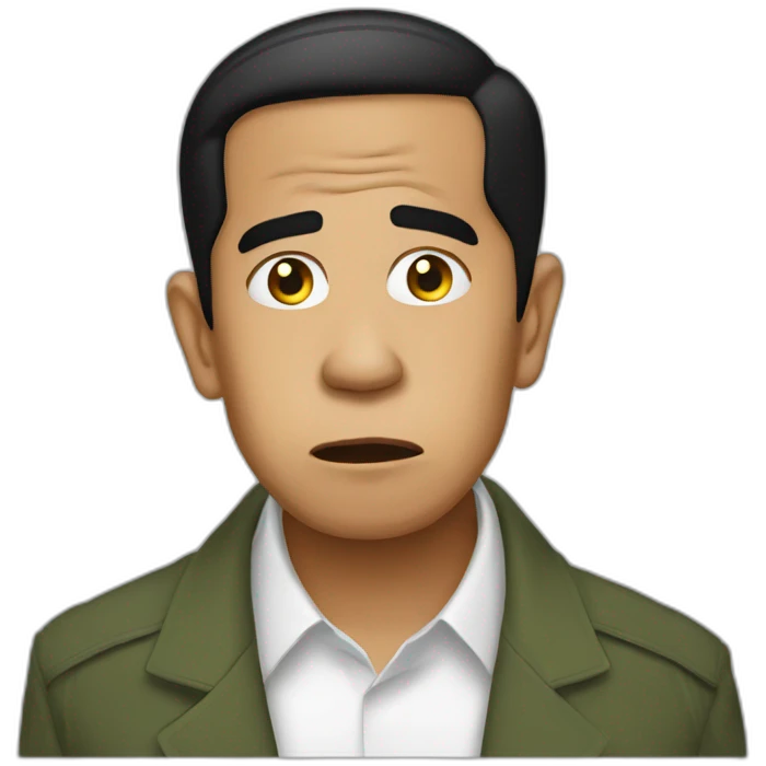 Jokowi sad emoji