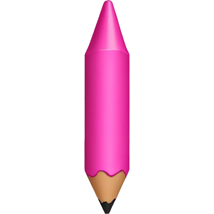 pink crayola crayon emoji