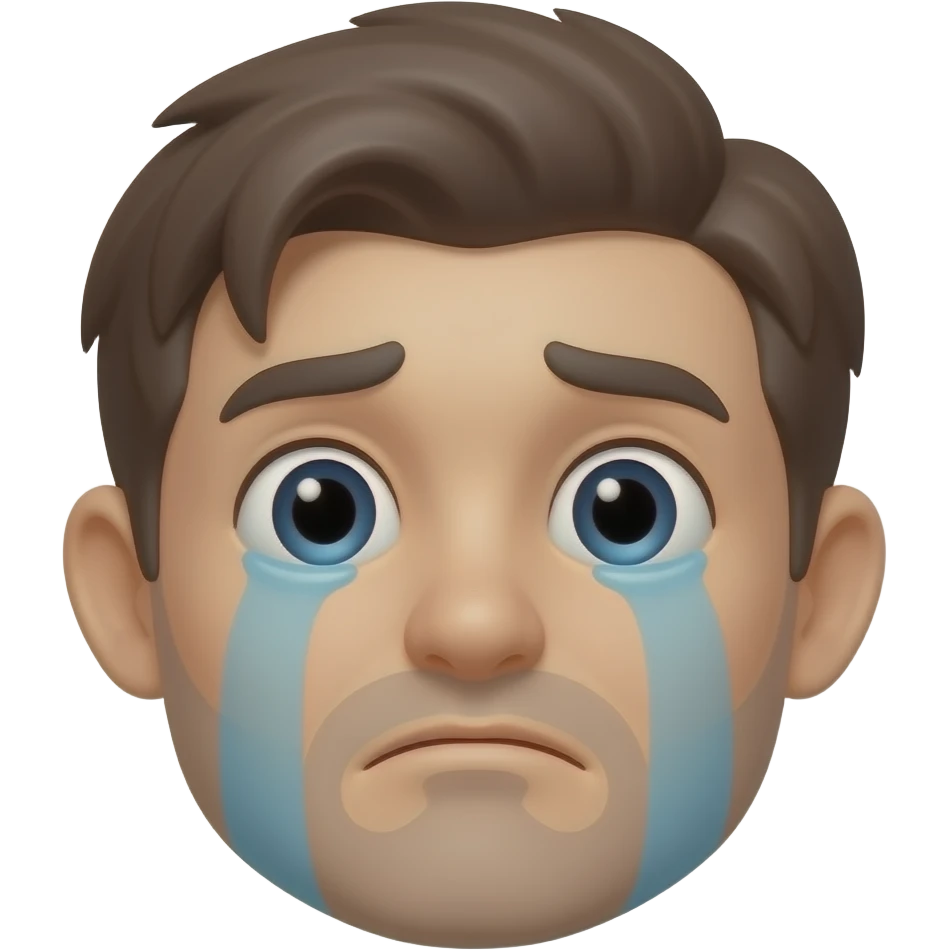 Tristeza llorando cara 😢 emoji