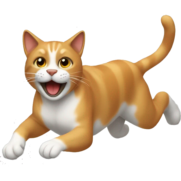 Gato corriendo emoji