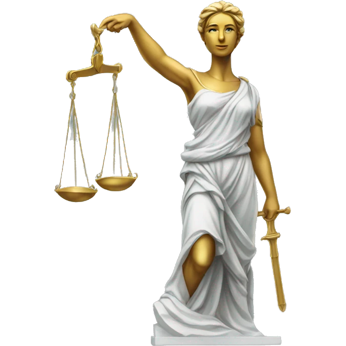 Justitia statue  emoji