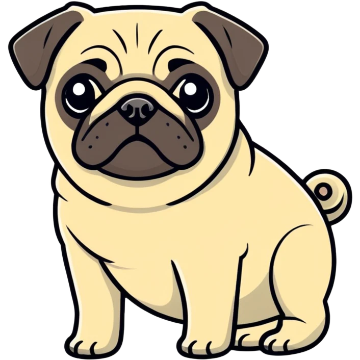 Pug emoji